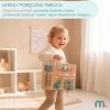 Drewniana tablica manipulacyjna Montessori dla dzieci – Rozwój Sprawności Manualnej – koła zębate, zapięcia, sznurowanie